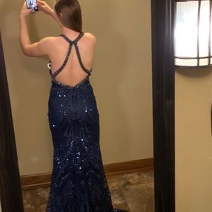 Navy Prom Dress